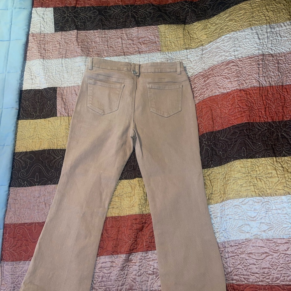 Tan Flare Pants